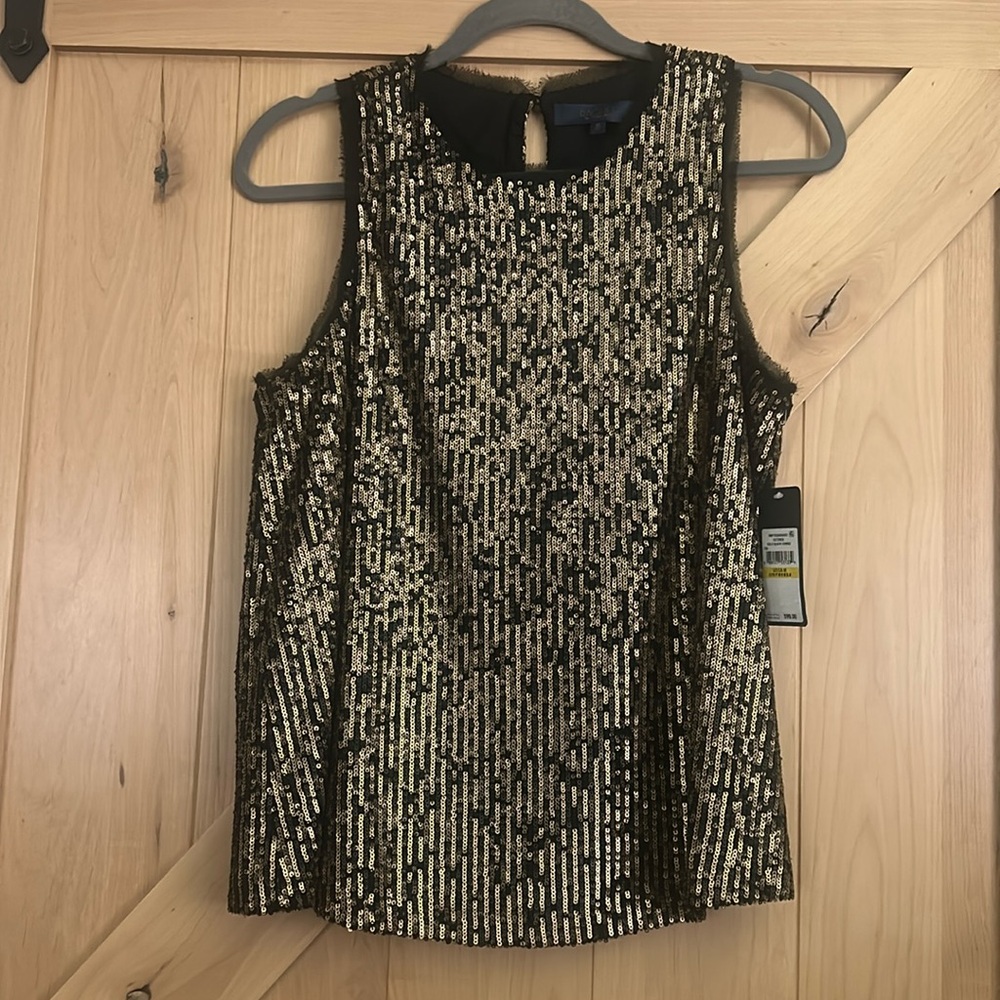 Rachel Roy Sequined Tank, Size M- NWT